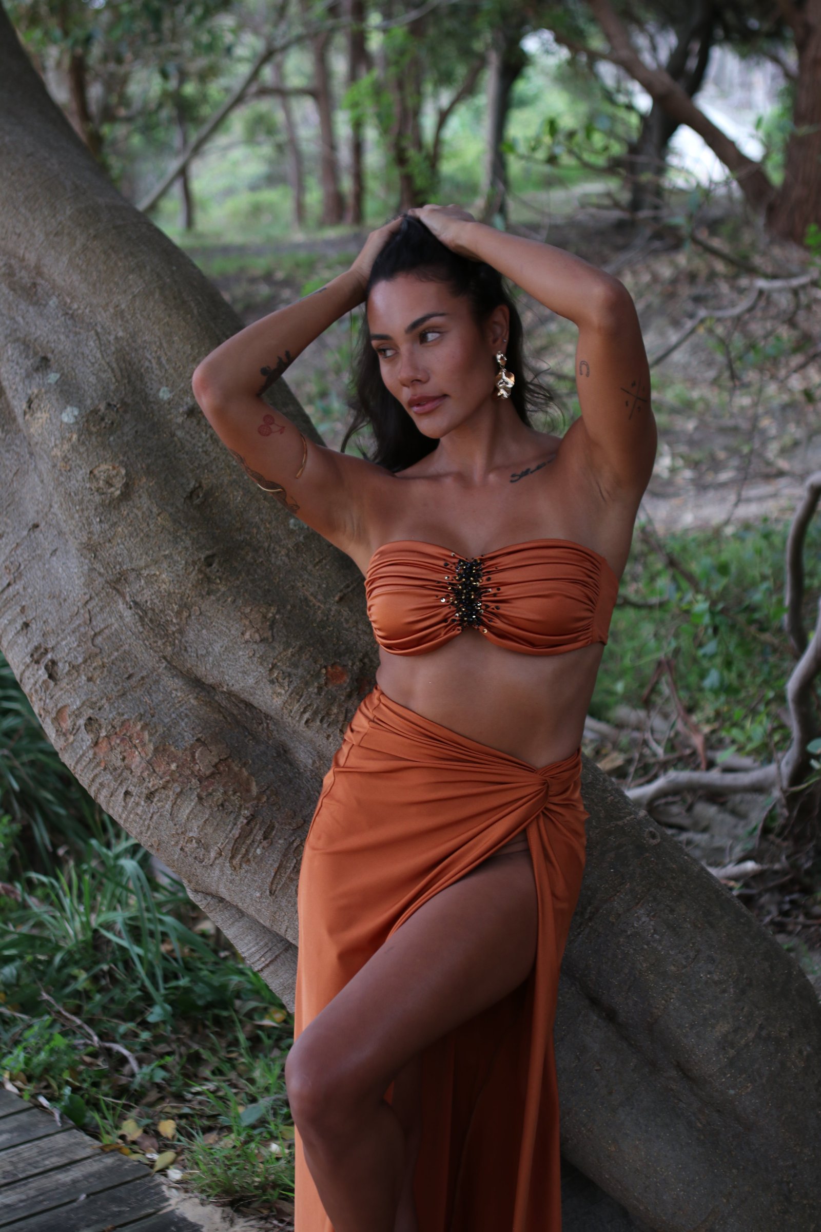 SERENDIPITY TWO PIECE SET ORANGE photo 2