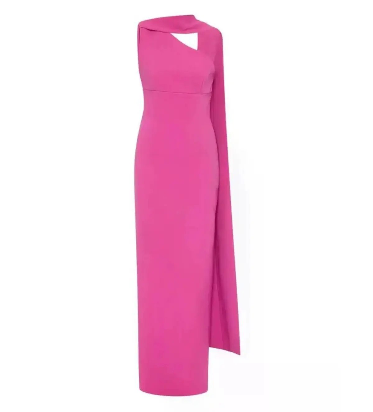 Rachel Gilbert Clara Midi Dress in Hot Pink Size 2 / AU 10 photo 4