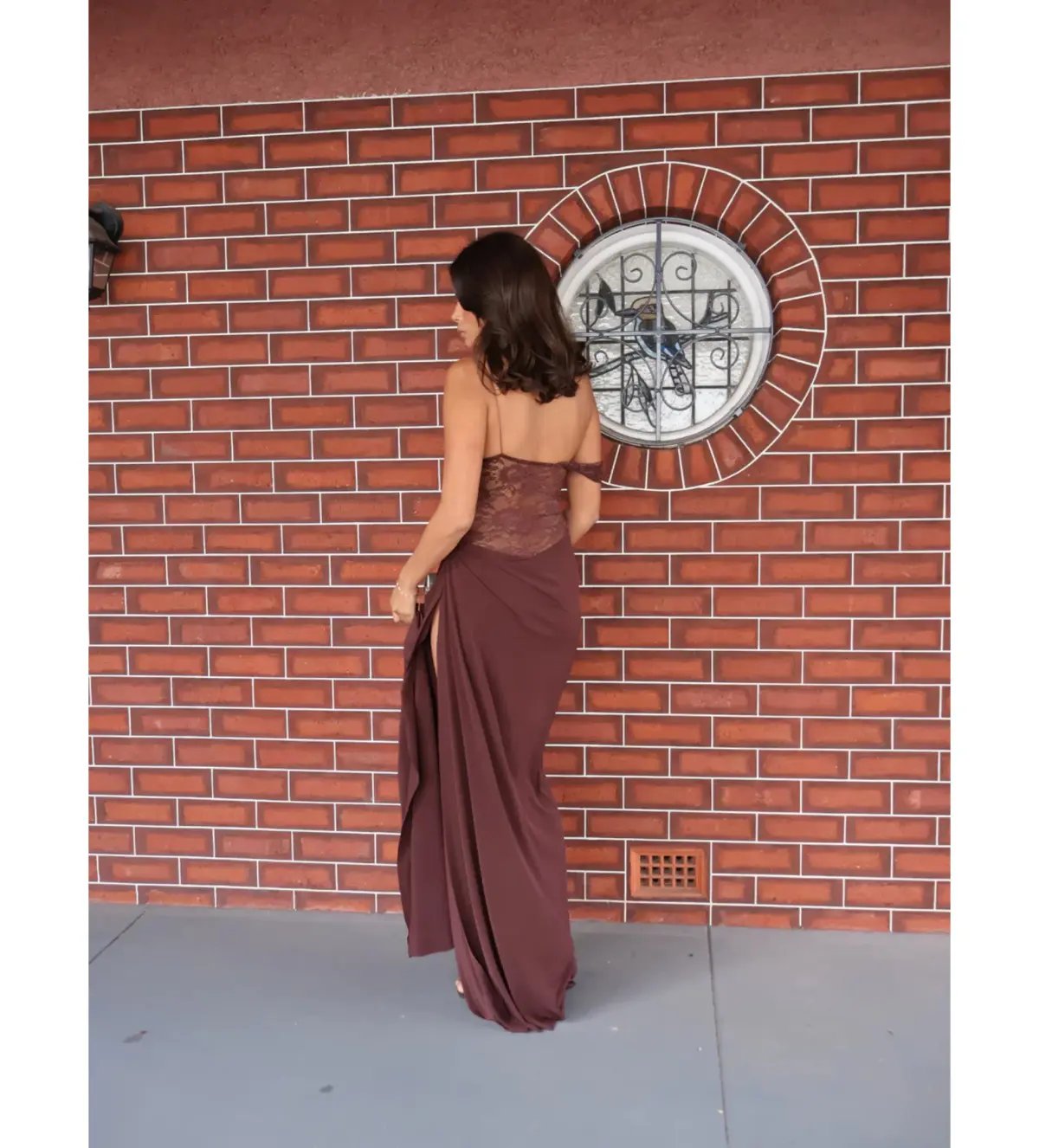 Natalie Rolt Sloane Maxi Dress Espresso Size 2/AU 10 photo 6