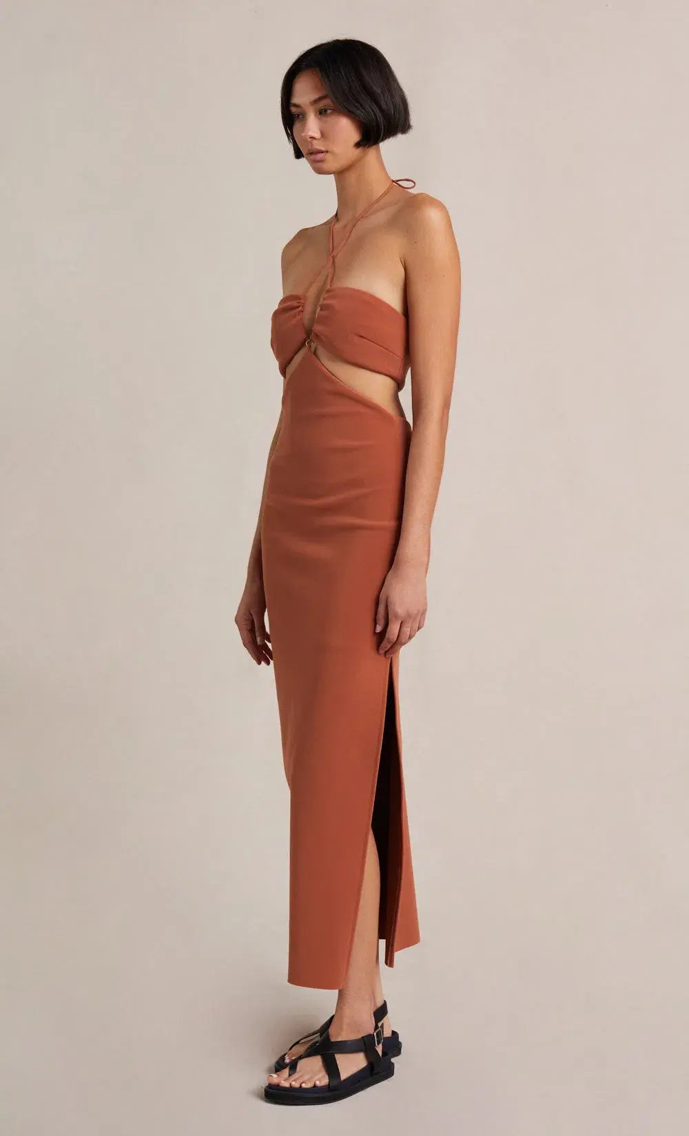 Bec & Bridge Alba Dress Terracotta Size 6 photo 3