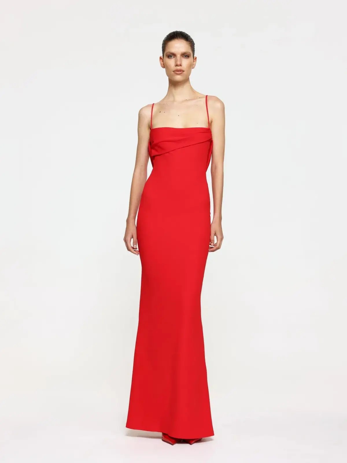 Effie Kats Havilland Gown Red size 8 photo 2