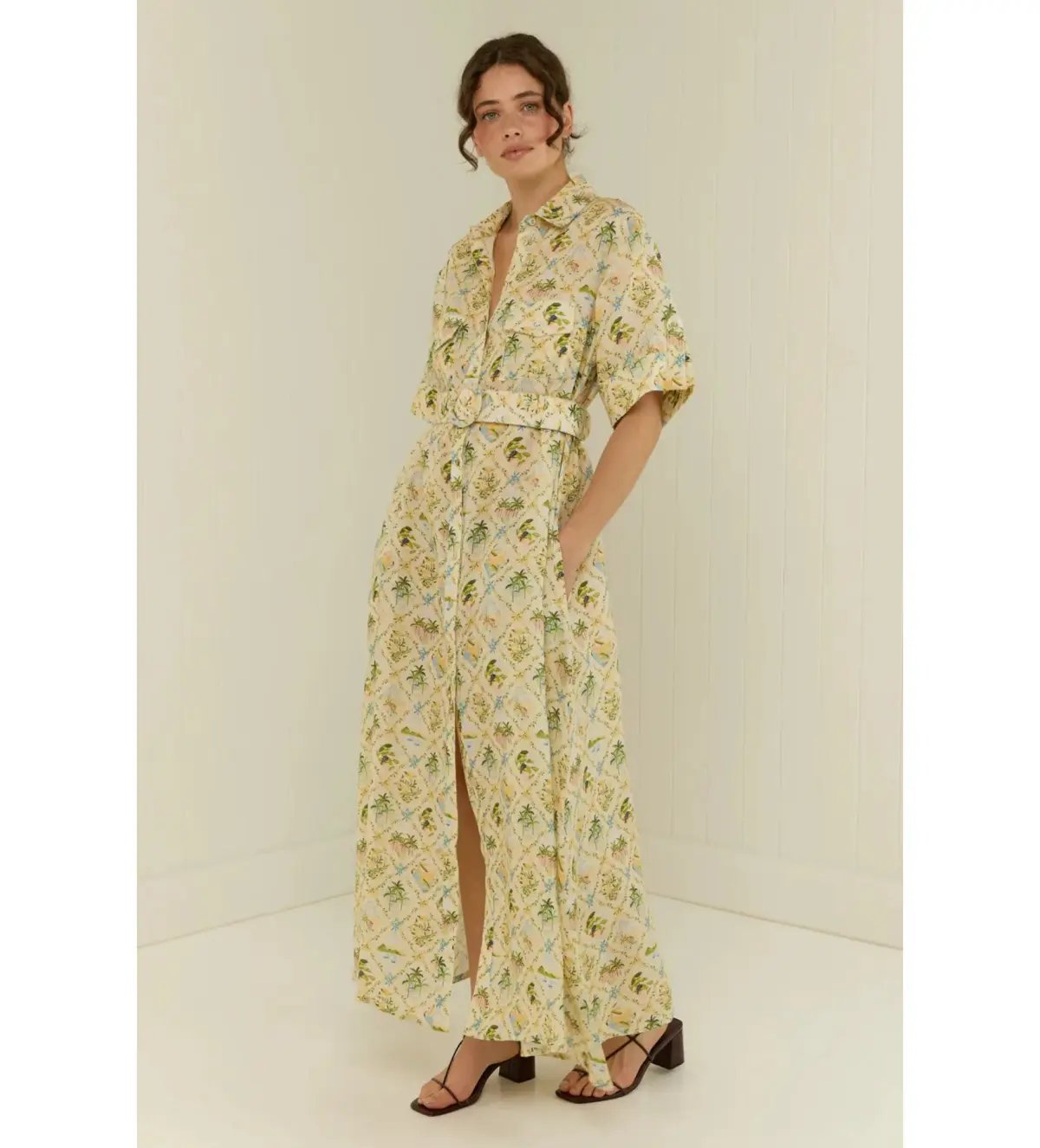 Palm Noosa Memento Maxi Dress Honolulu Size AU 10 photo 2