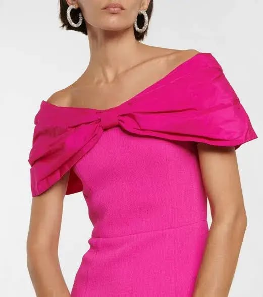 Rebecca Vallance Cupids Bow Gown Maxi Dress in Pink Size Small/ AU 8 photo 2