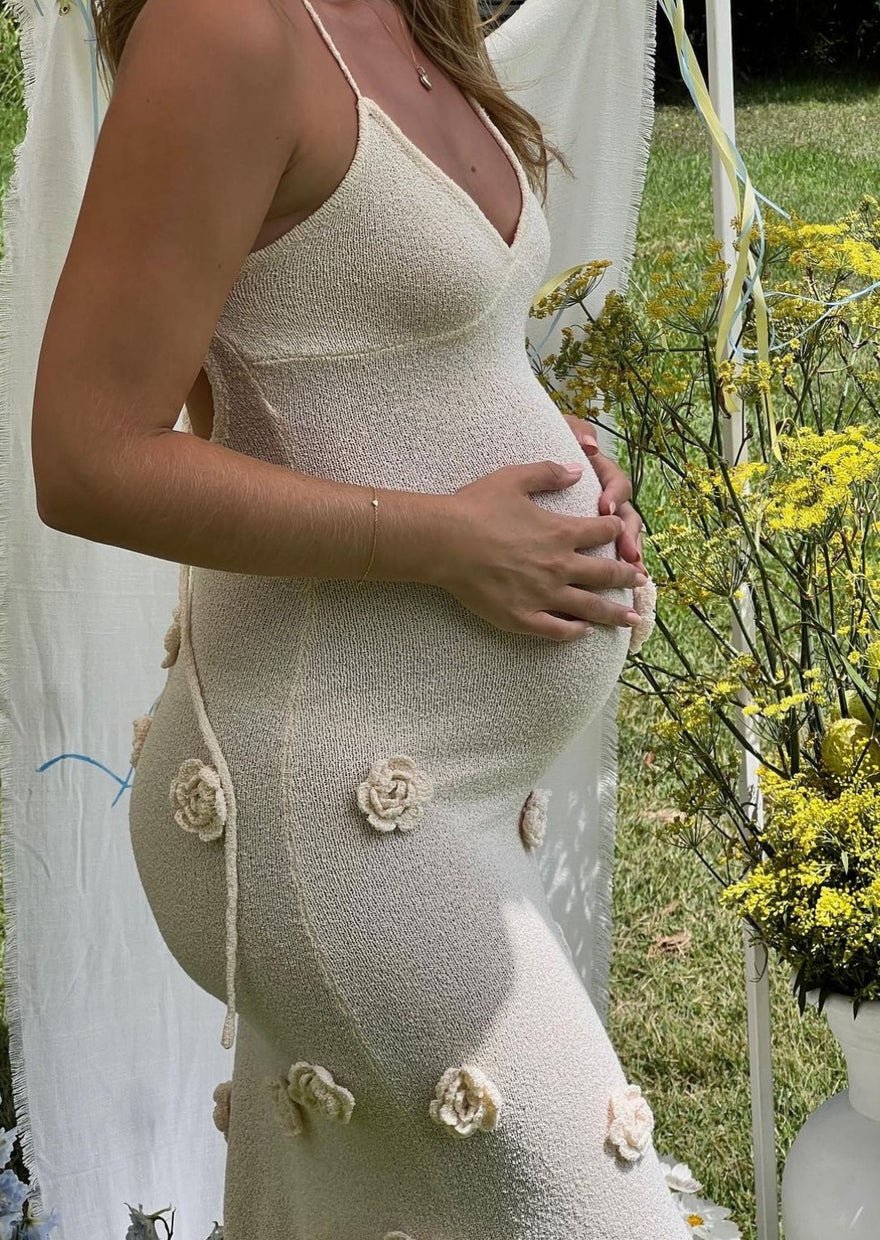 Meshki Suki Crochet Dress With Flowers, Nude photo 4