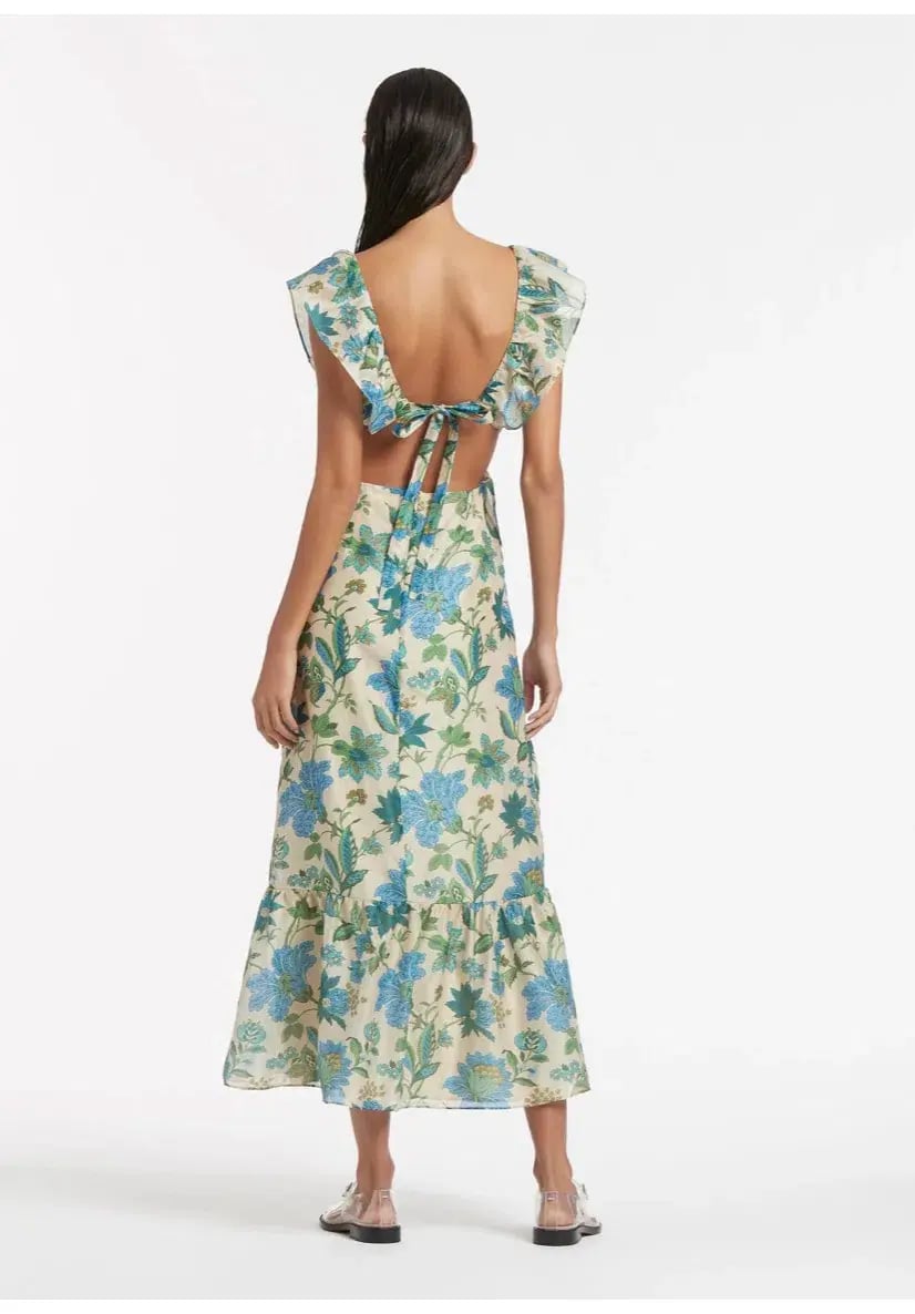 Sir the Label Celia Frill Midi Dress in Marguerite Size 8 photo 6