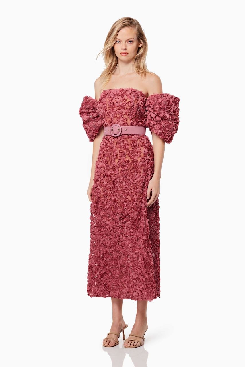 ELLIATT INTIMACY DRESS - ROUGE PINK photo 3