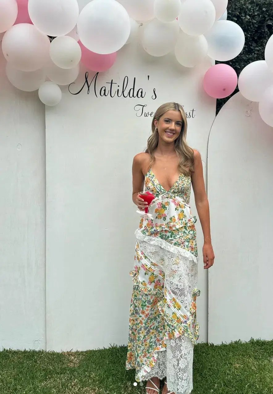 For Love of Lemons Rosalyn Maxi Dress Floral Size XS / AU 6 photo 3