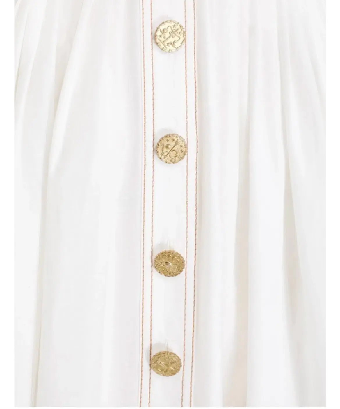 Zimmermann The Kaleidoscope Midi Shirt Dress in Natural Size 0/AU 8 photo 2