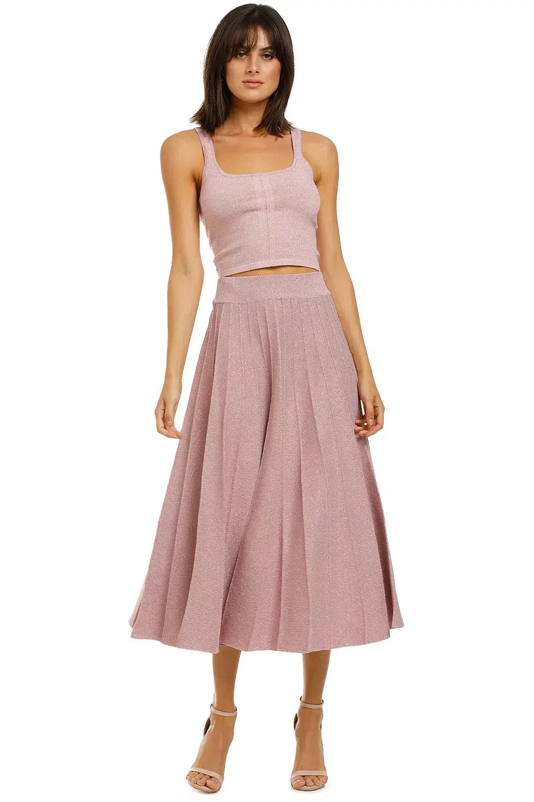 Vestire Sweet As Sugar Top and Skirt Set Pink Size 14 photo 4
