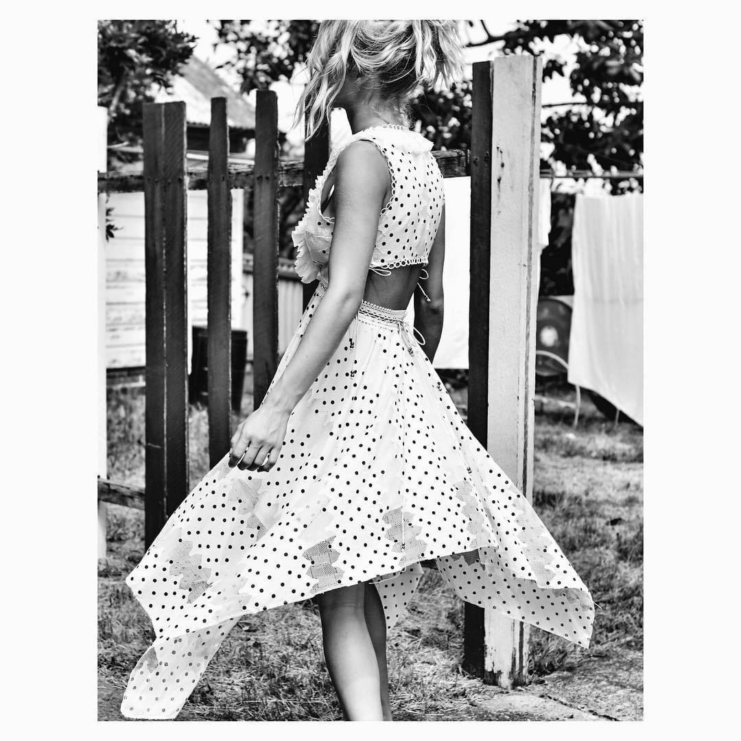 Ixiah the Label Wiseman Dress Print Size 10 photo 5