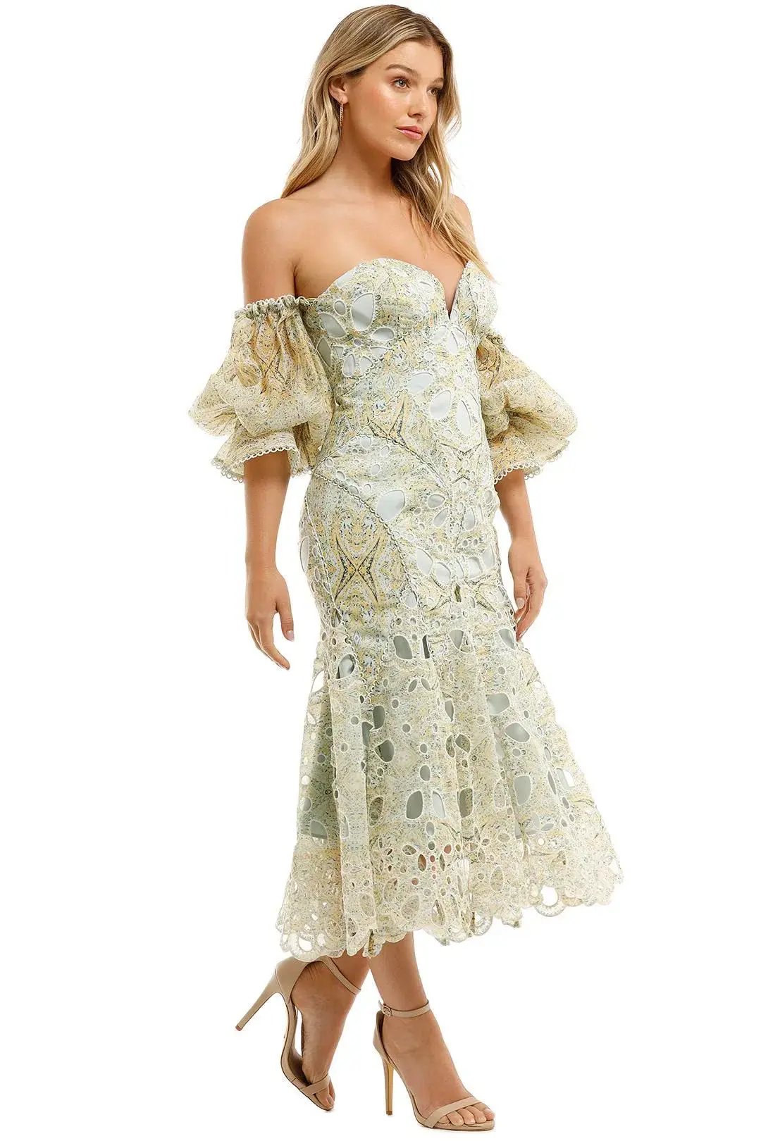 Acler Holland Dress Green Size 6 photo 2