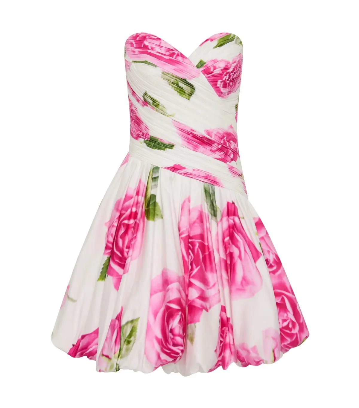 Aje Olea Bubble Hem Mini Dress in Soft Rose Light Size AU 10 photo 4