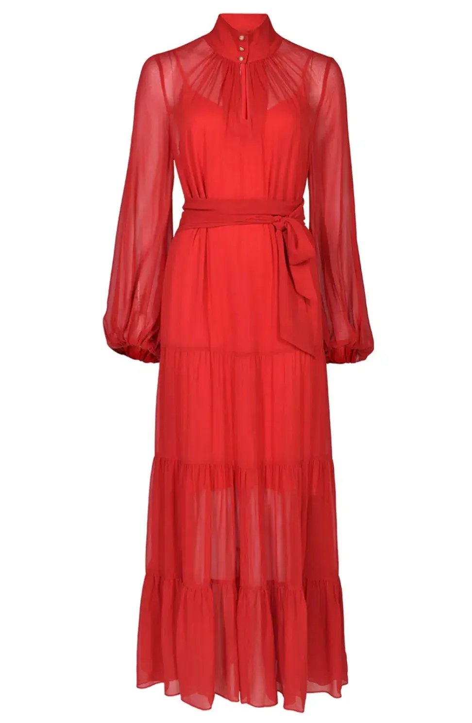 Husk Ruby Maxi Dress Chilli Red Size 12 photo 4