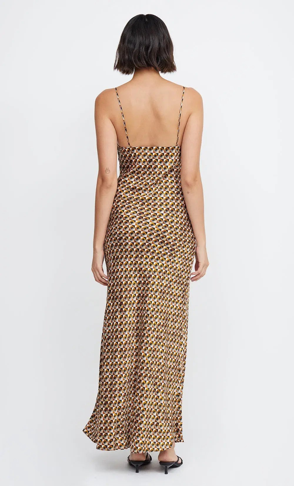 Bec & Bridge Amber V Neck Maxi Dress In Granada Geo Size 10 photo 2