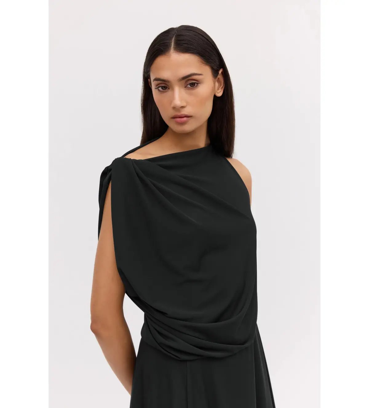 Bianca Spender Jersey Mandala Dress in Black Size S / AU 8 photo 5