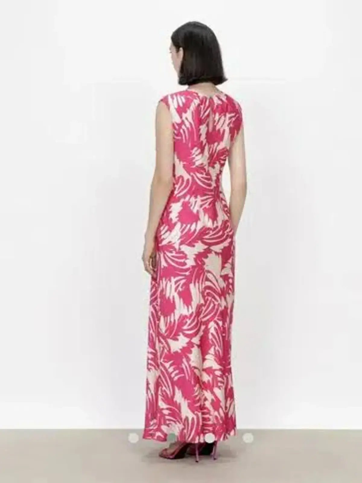 Veronika Maine Pink Maxi Dress Pink Size AU 8 photo 3