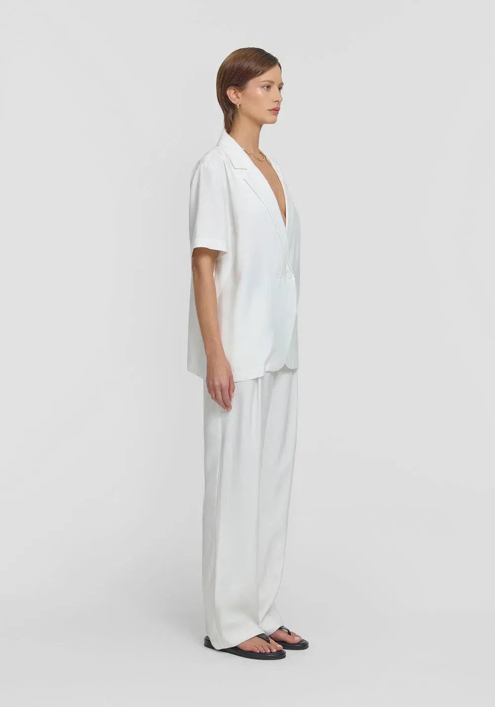 Viktoria & Woods Hepburn Shirt White Size 12 photo 4