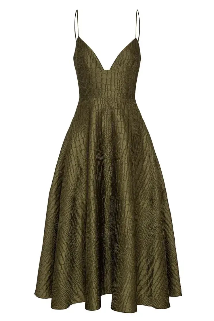 Alex Perry - La Verne Dress Khaki Size 6 photo 3