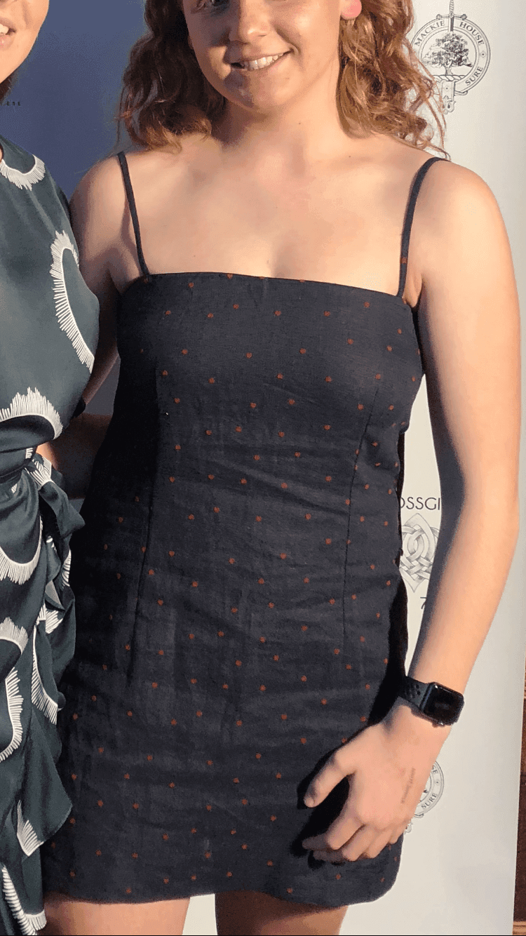 Bec & Bridge Mini Dress Navy Size 10 photo 3