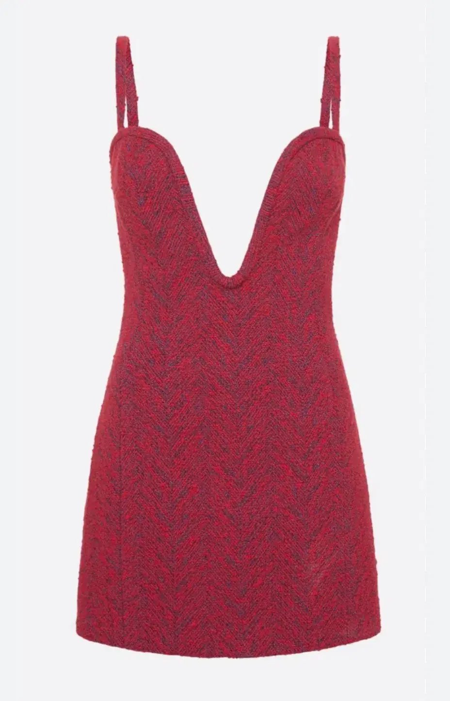 MANNING CARTEL LADY BIRD MINI DRESS IN RED photo 2