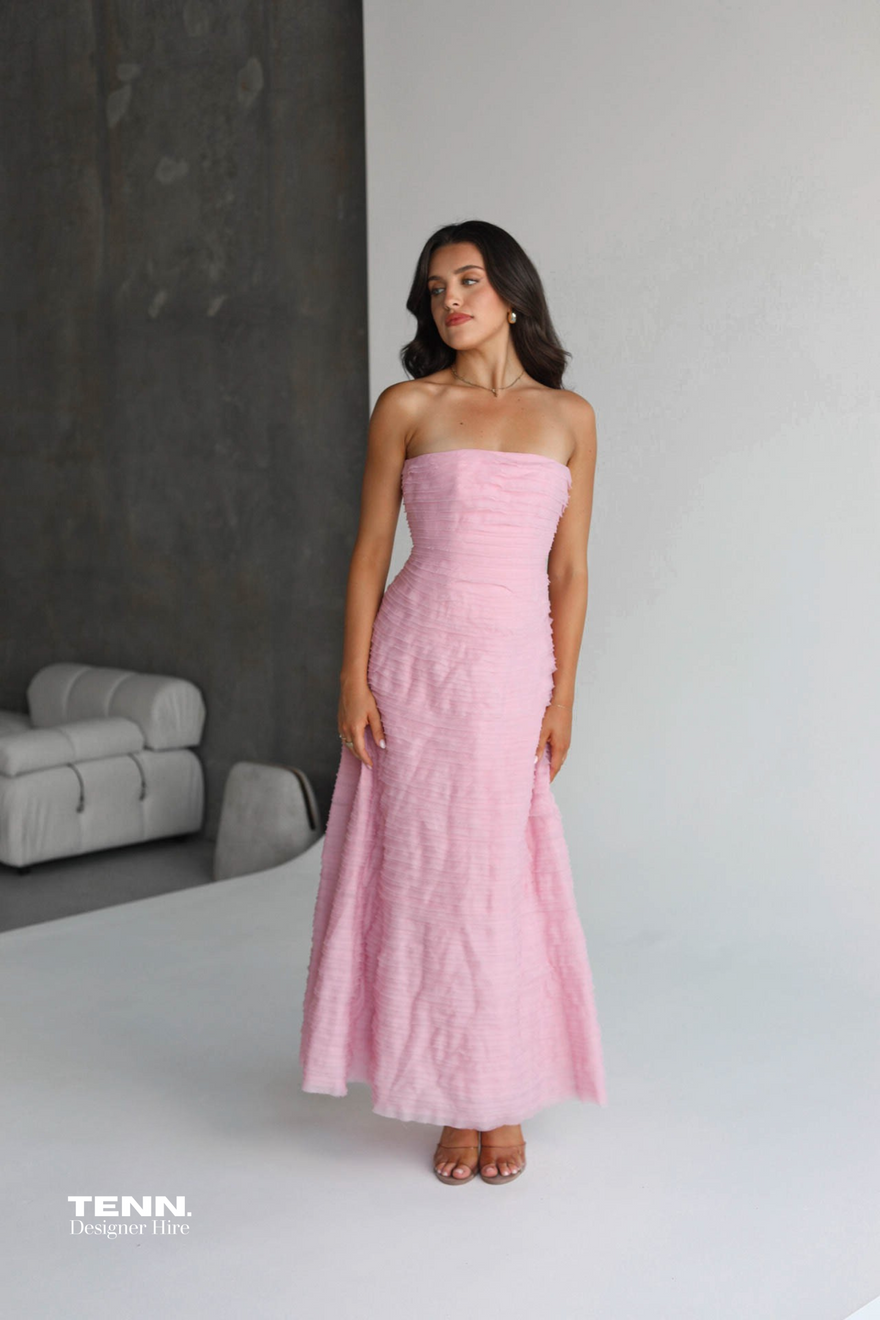 Aje Soundscape Maxi Dress - Pink photo 2