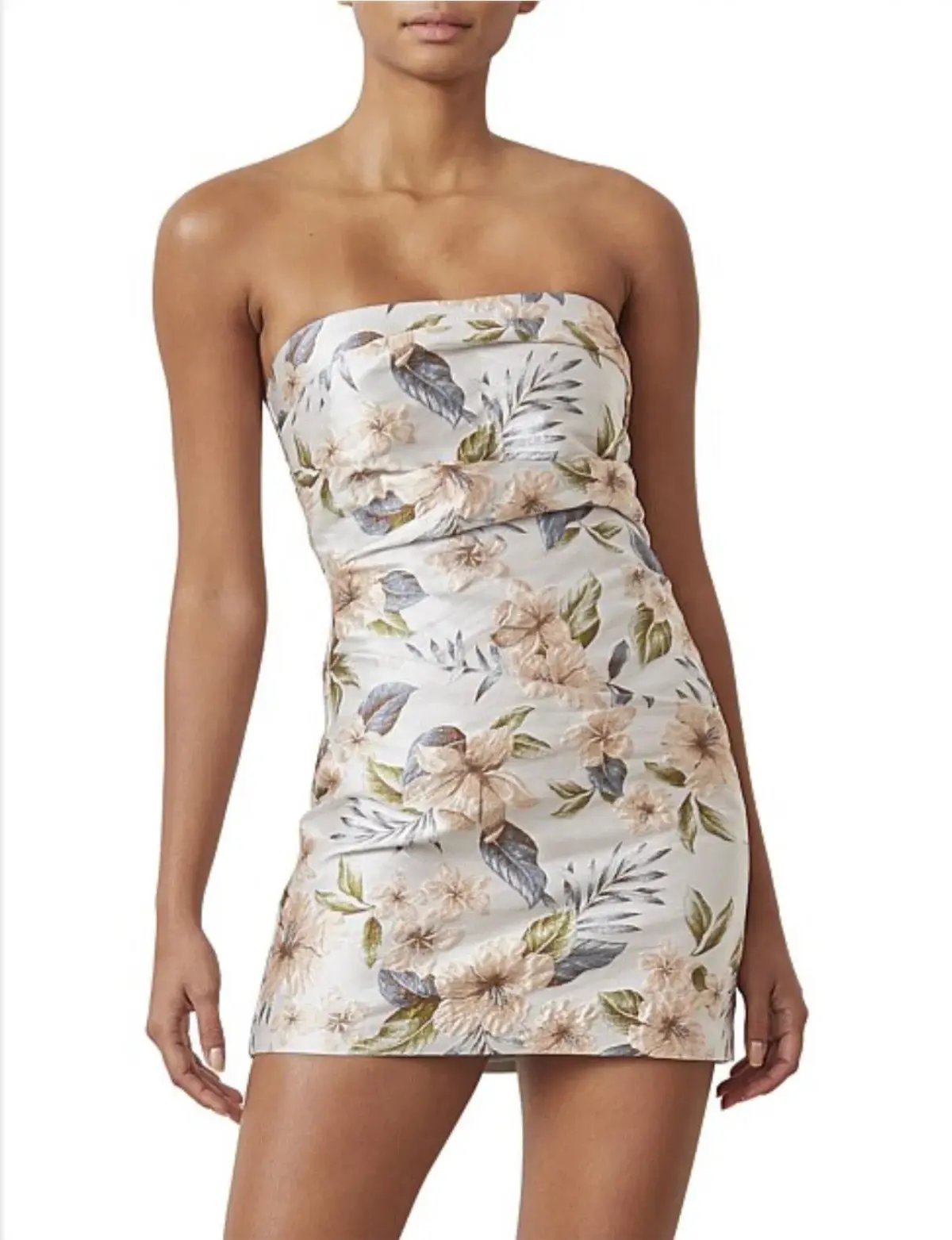 Bec & Bridge Fleurette Jacquard Mini Dress Print Size AU 6 photo 3