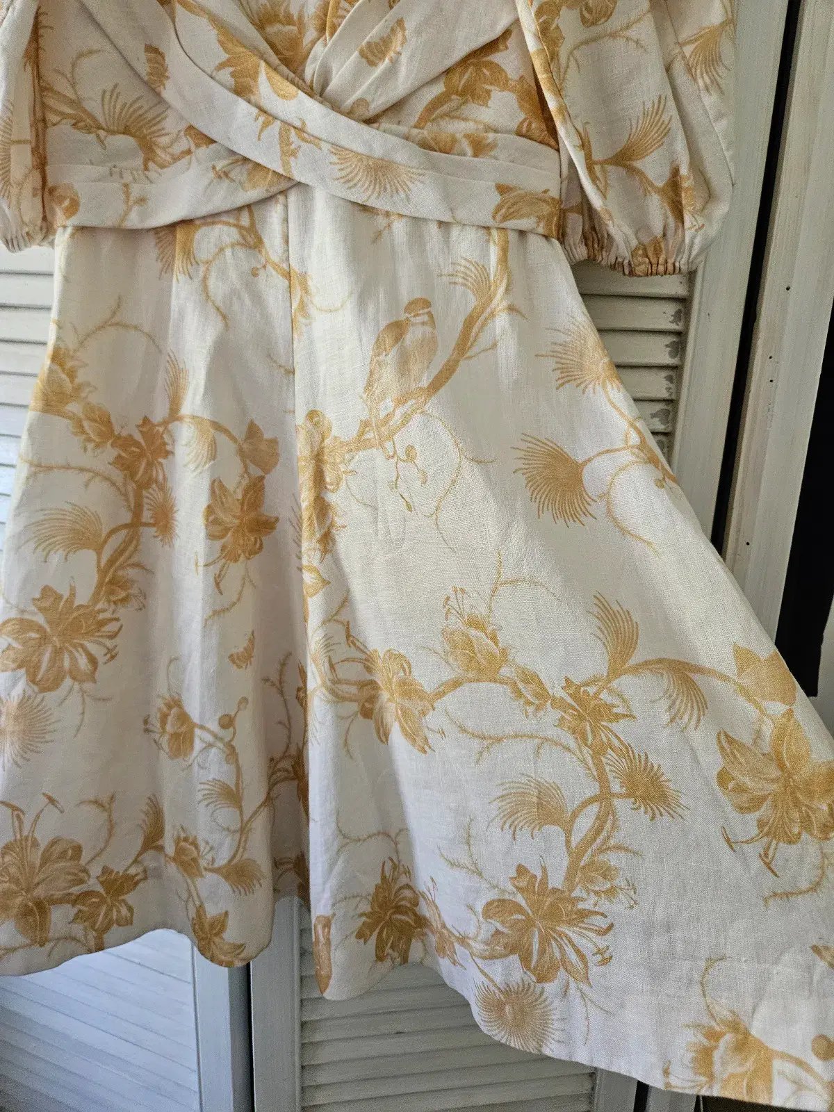 Zimmermann Wrap Mini Keira Beige Size AU 8 photo 6