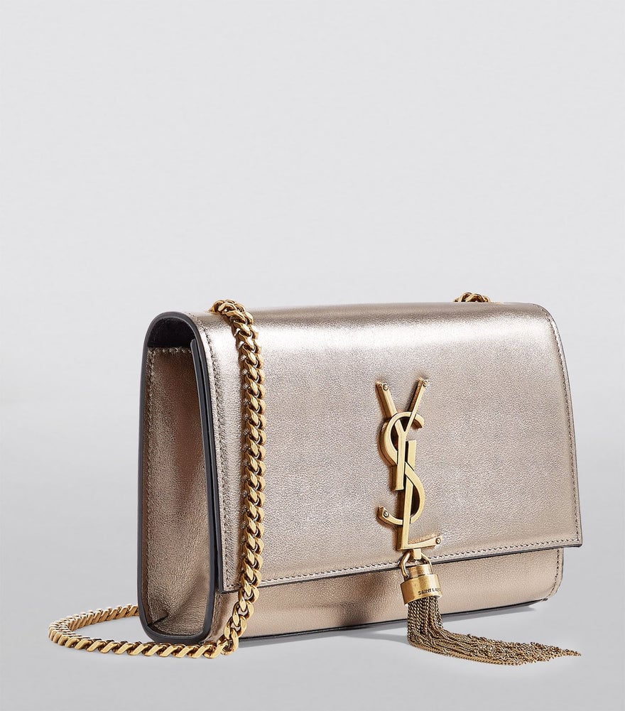 Saint Laurent Metallic Small Kate Tassel Shoulder Bag photo 3