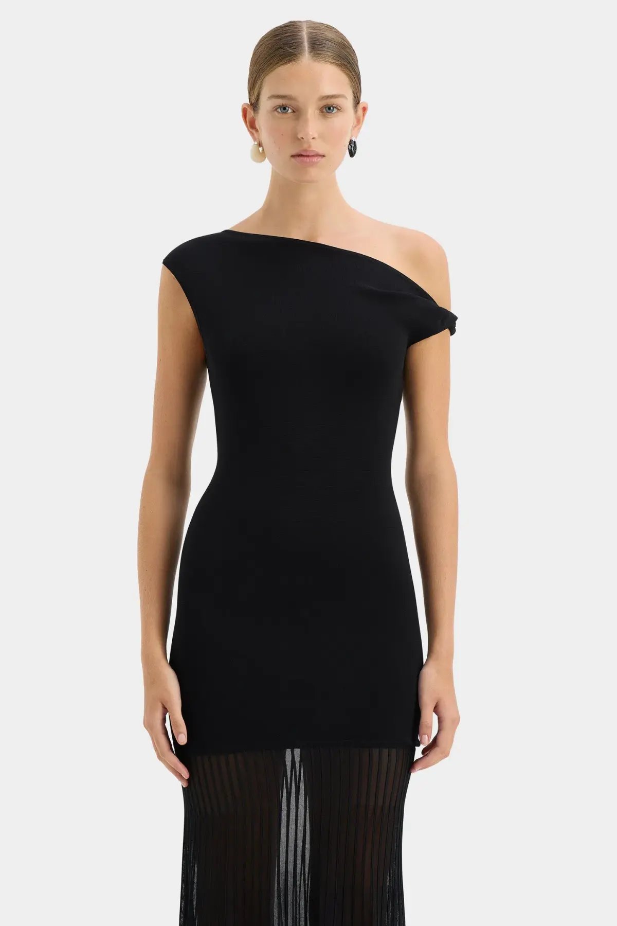 Sir the Label Indigo Twist Dress Black Size 0P / AU 6 Petite photo 2