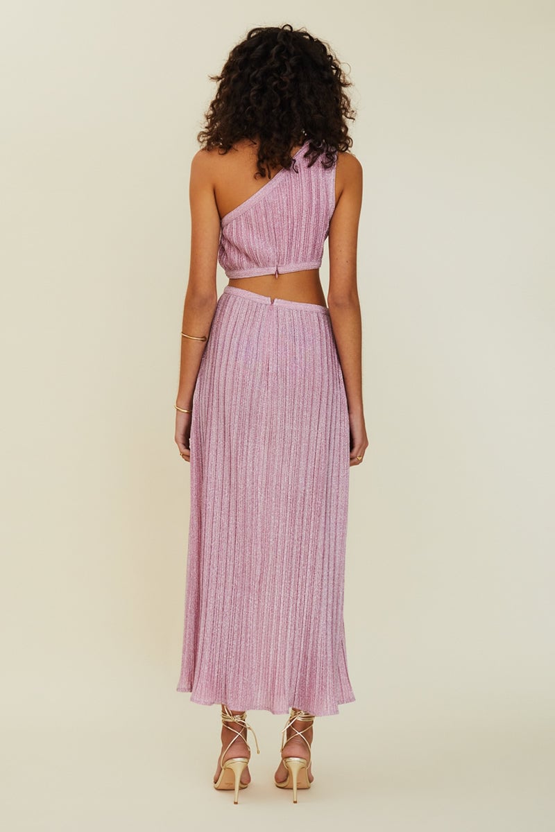 SUBOO MARS SLEEVELESS CUTOUT MAXI DRESS - PINK photo 3