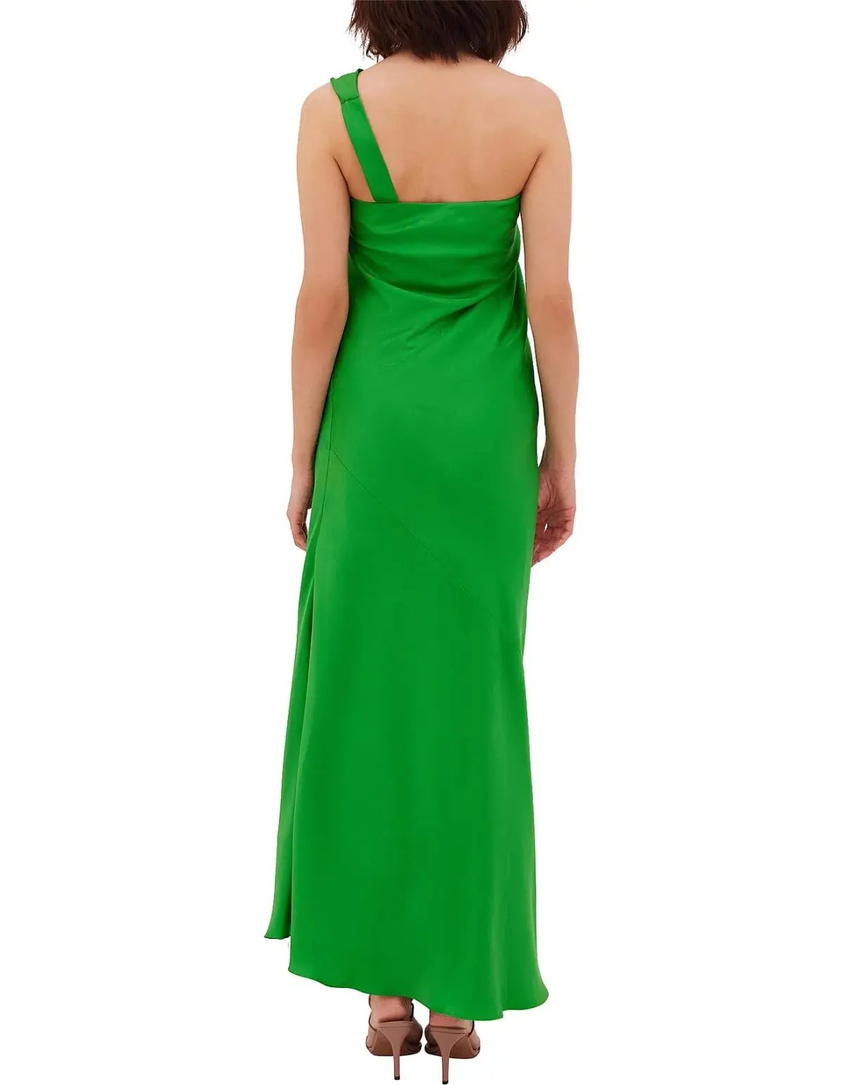 Bianca Spender Vice Silk Gown in Apple Green Size 1 / AU 8 photo 3