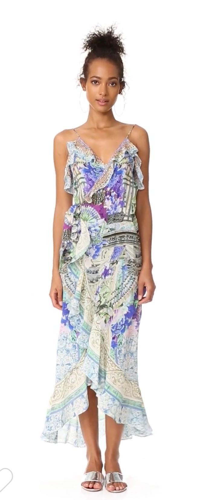 Camilla Dear Diary Dress with Frill and Long Back Size M photo 5