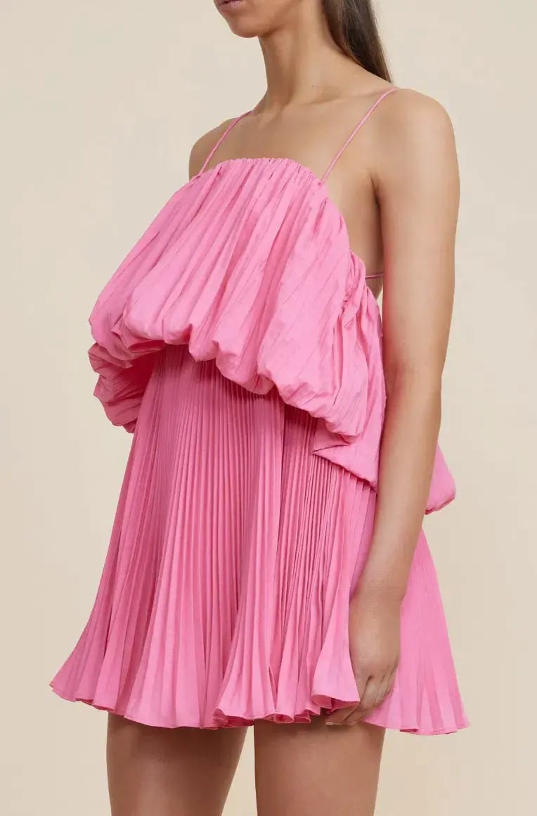 Acler Varley Mini Dress Peony Pink Size 6 photo 4