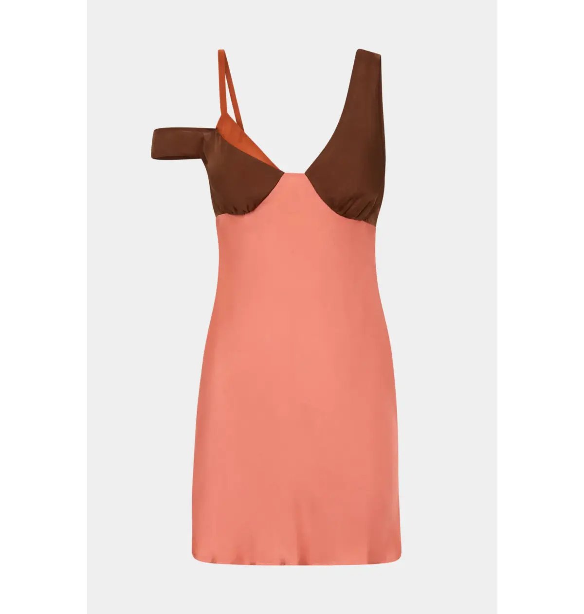 Sir The Label Halcyon Mini Dress in Almond Splice Size AU 8 photo 3