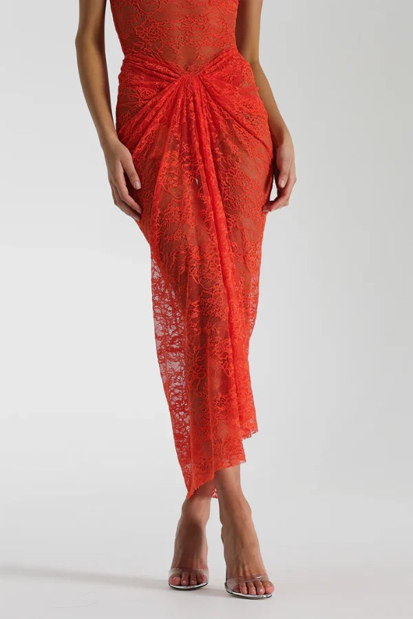 NATALIE ROLT NAOMI DRESS - TANGERINE photo 4