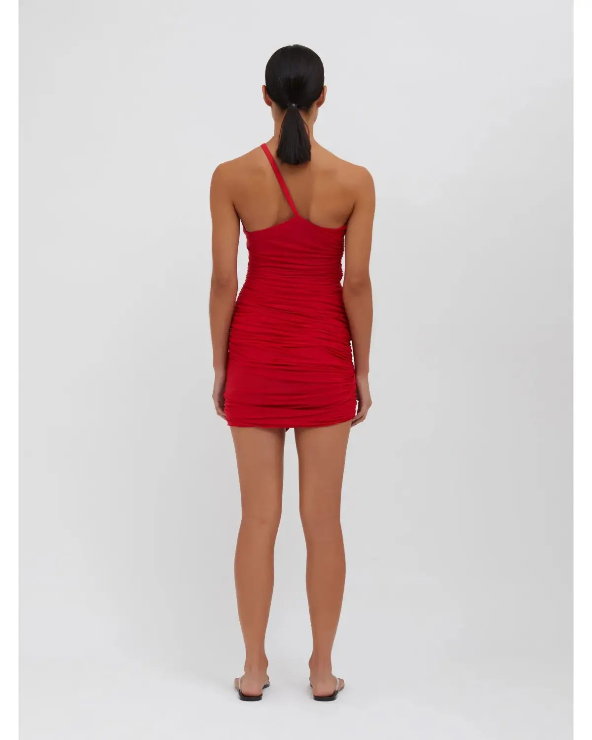 Christopher Esber Venus Looped Cami Dress Cherry Size AU 6 photo 3