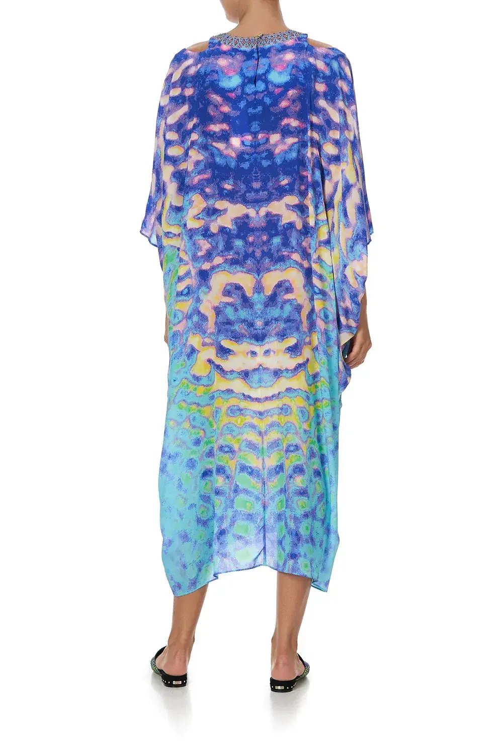 Camilla Batwing Cut Out Dress Print Size 20 photo 2