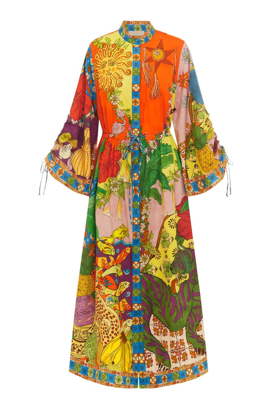Alemais Tiger Shirtdress photo 4