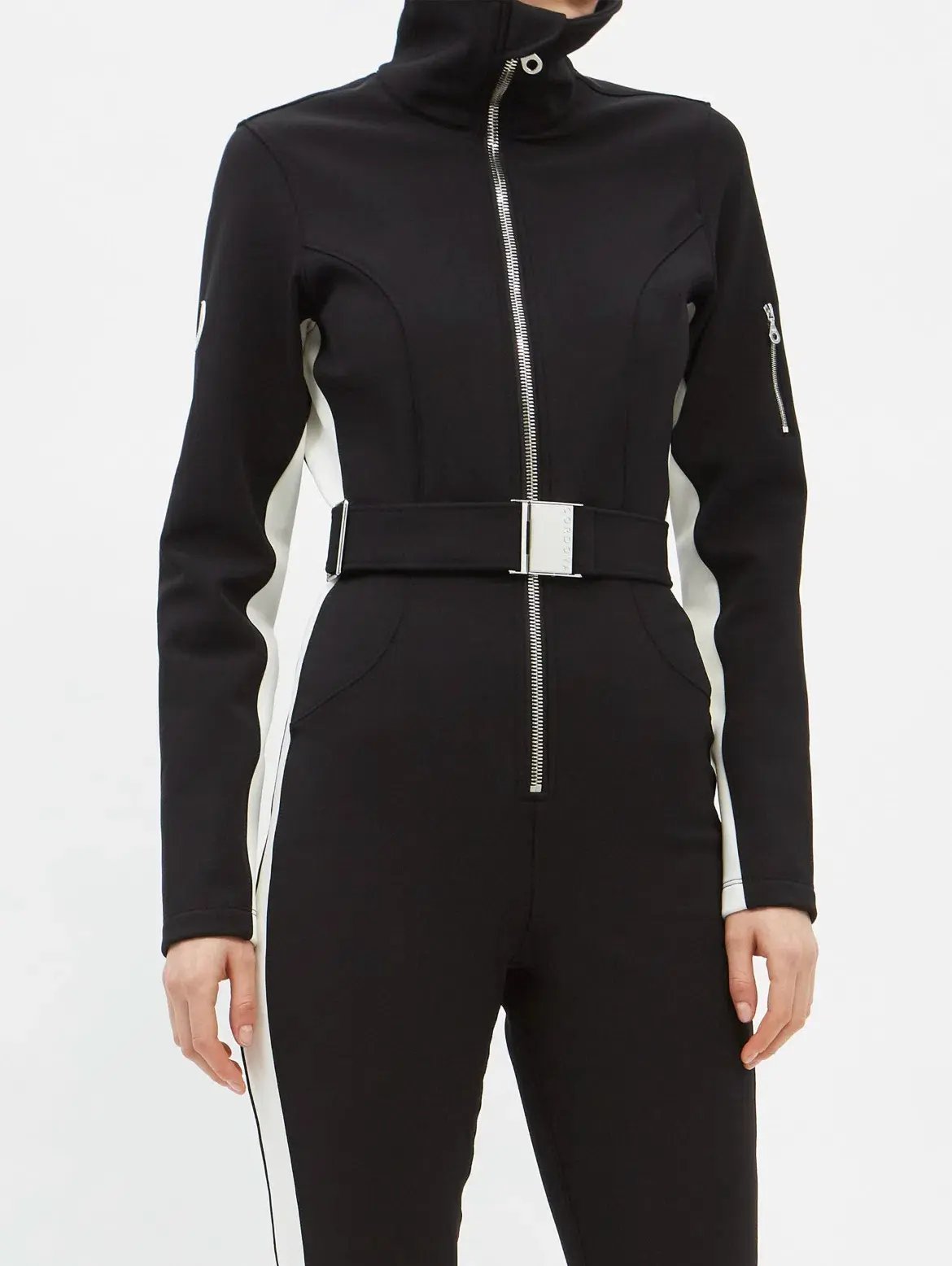 Cordova Striped Signature Ski Suit Onyx Size 8 photo 5
