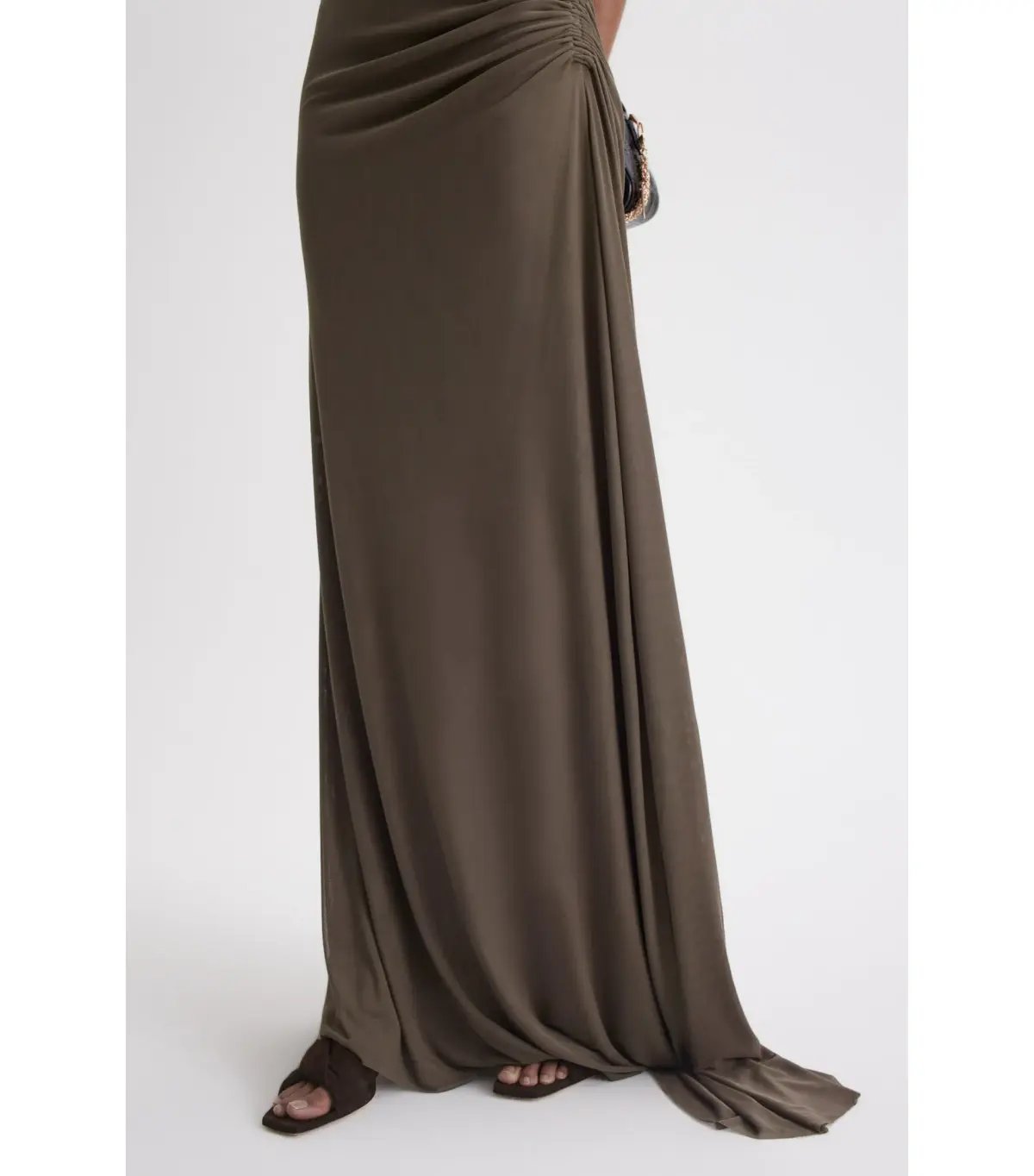 Scanlan Mesh Turban Sleeveless Top and Draped Skirt Jungle Size AU 10 photo 6