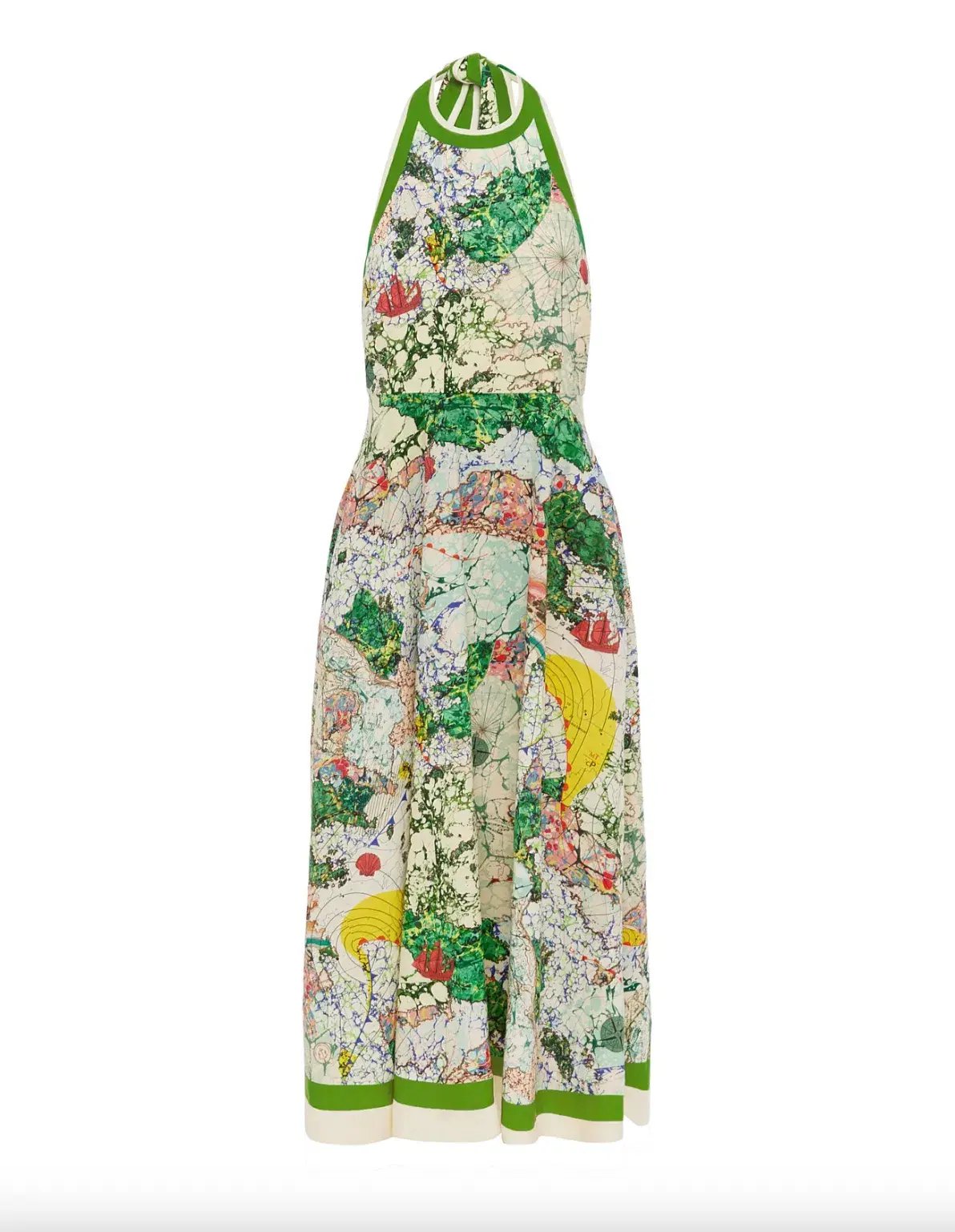 Alemais Odyssey Halter Midi Dress Multi Size 10 photo 4