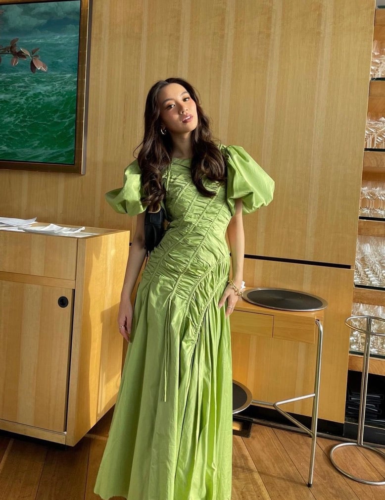 Aje Siren Drawstring Midi Dress photo 4