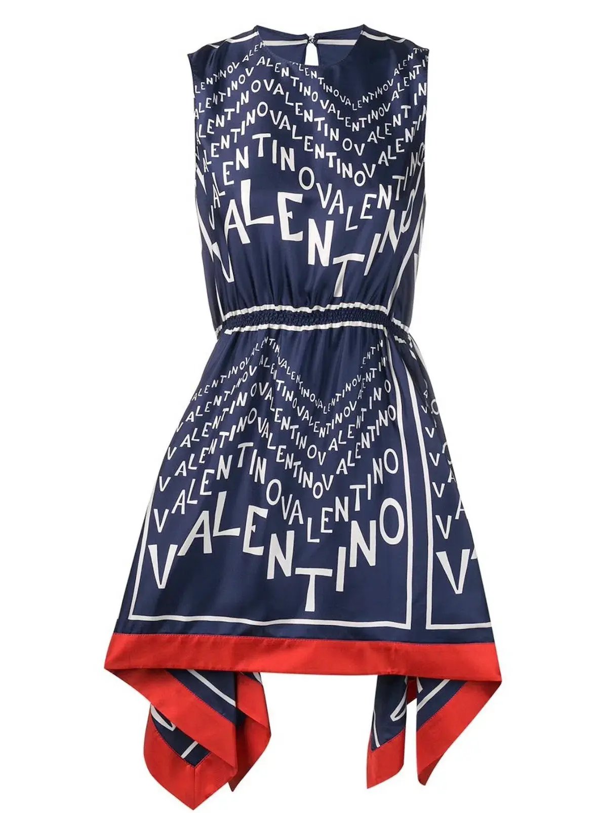 Valentino Garavani Silk Puzzle Print Dress IT38/AU 8 photo 4