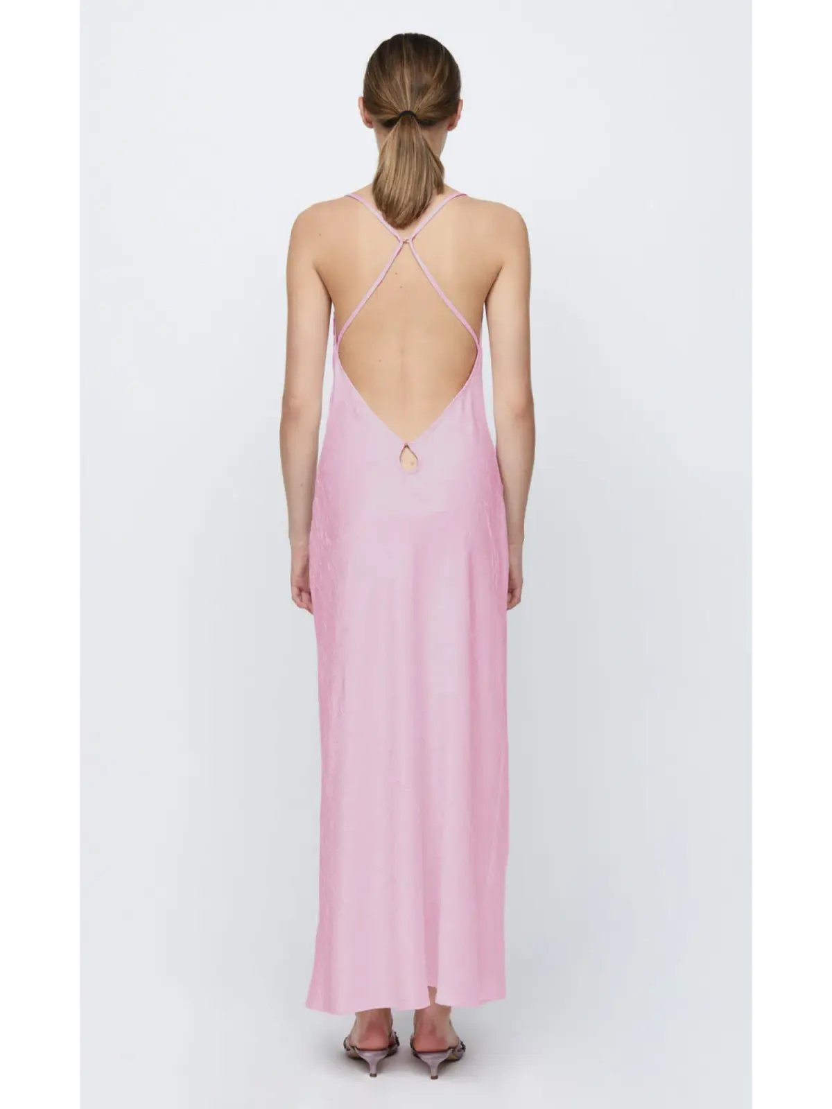 Bec & Bridge Carolina Maxi Dress Quartz Pink Size AU 10 photo 4