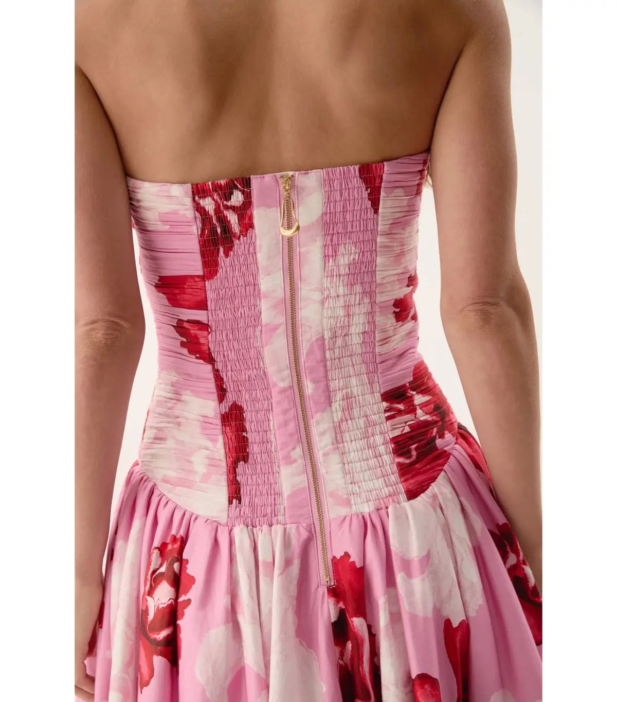 Aje Behold Maxi Dress in Pink Boldly Blooming Size AU 8 photo 4
