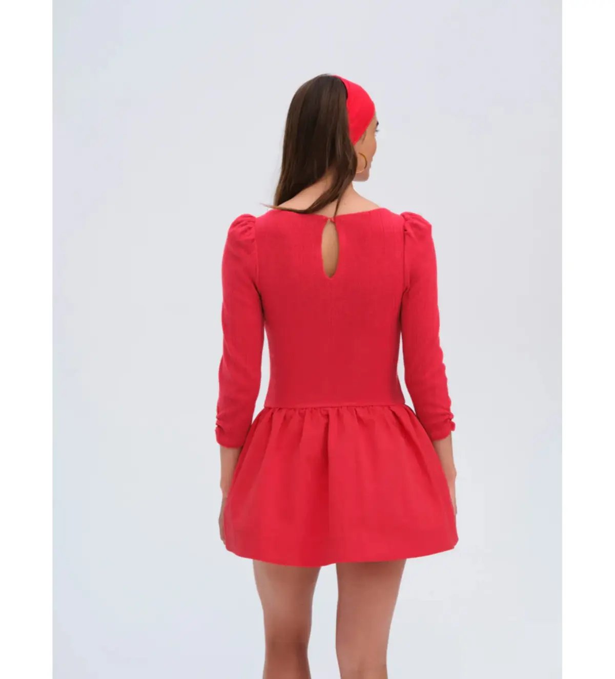 For Love and Lemons Pointelle Mini Dress Red Size S / AU 8 photo 4