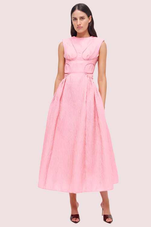 Rachel Gilbert Celia Dress Pink photo 2