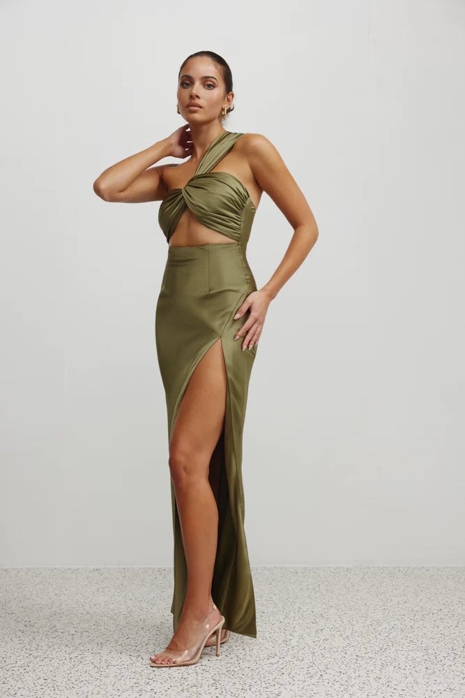 Lexi Josefina Dress - Moss photo 3