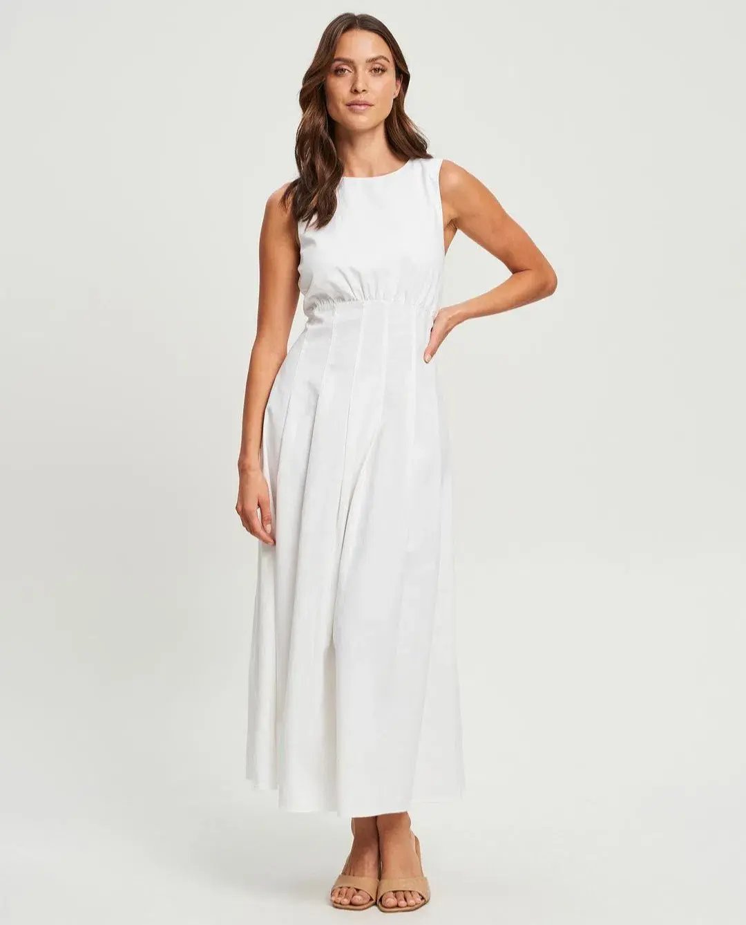 Reux Kendrick Dress White Size 10 photo 4