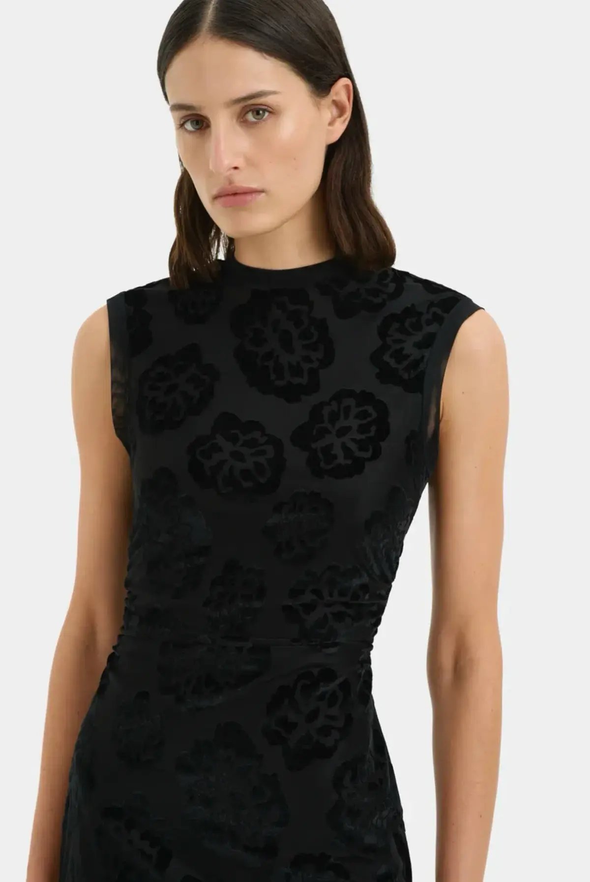 Sir the Label The Vittoria Mini Dress in Midnight Floral Size 1/Au 8 photo 5